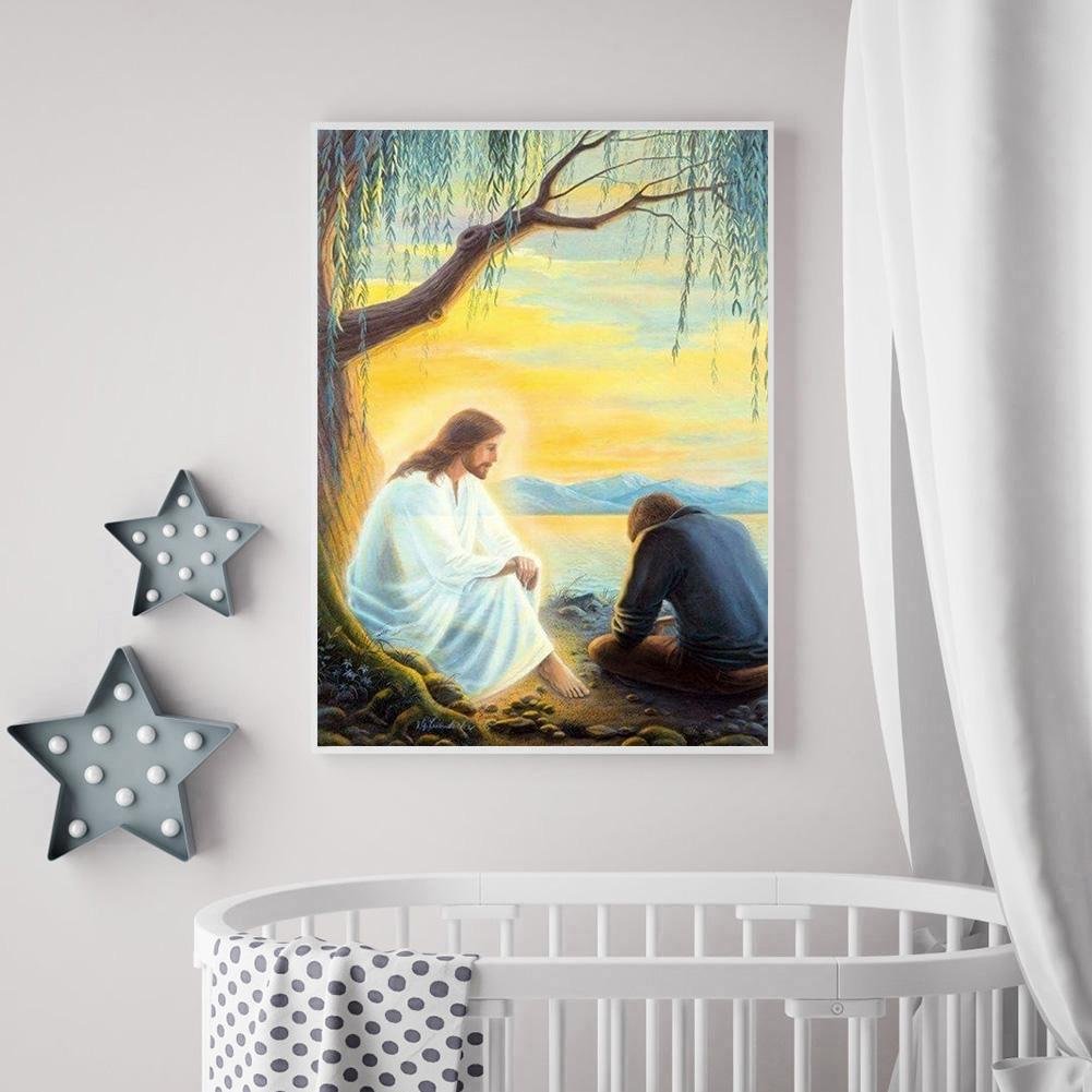 Diamond Painting - Full Round - Jesus 2