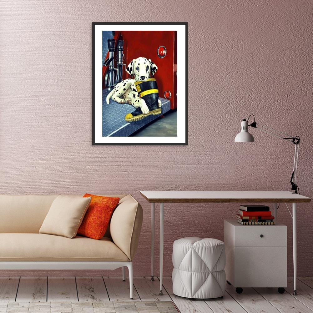 Diamond Painting - Full Round - Bambi Dog
