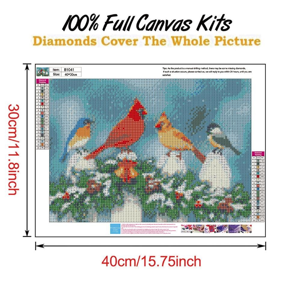 Diamond Painting - Full Round - Happy Birds