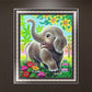 Diamond Painting - Partial Round - Elephant