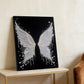 DIY Pearl Painting With Frame - Handmade Self-Adhesive Pearls - Wing (30*40cm)