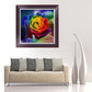 Diamond Painting - Partial Round - Rainbow Rose