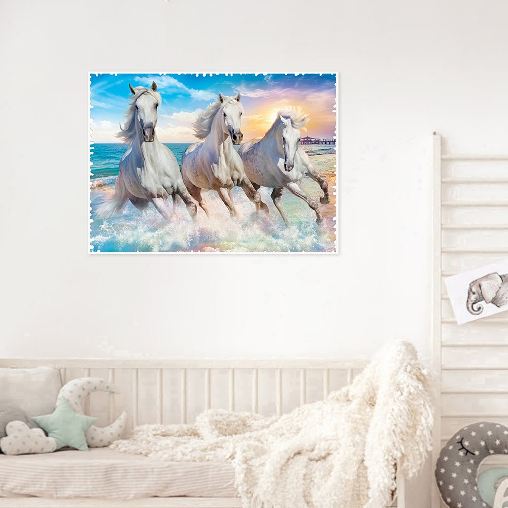 11ct Stamped Cross Stitch - Horse (50*40cm) B