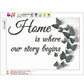 Diamond Painting - Partial Round - Story Begins from Home
