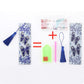 DIY Butterfly Special Shaped Diamond Painting Leather Bookmark with Tassel