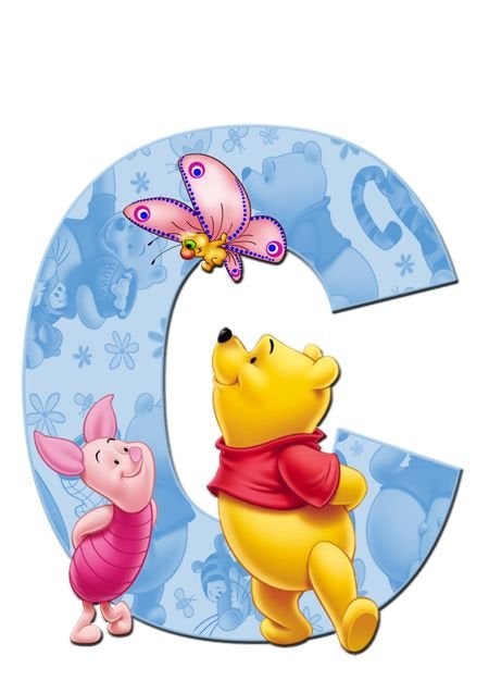 Square Beads Diamond Paintings Art Letter C Winnie The Pooh