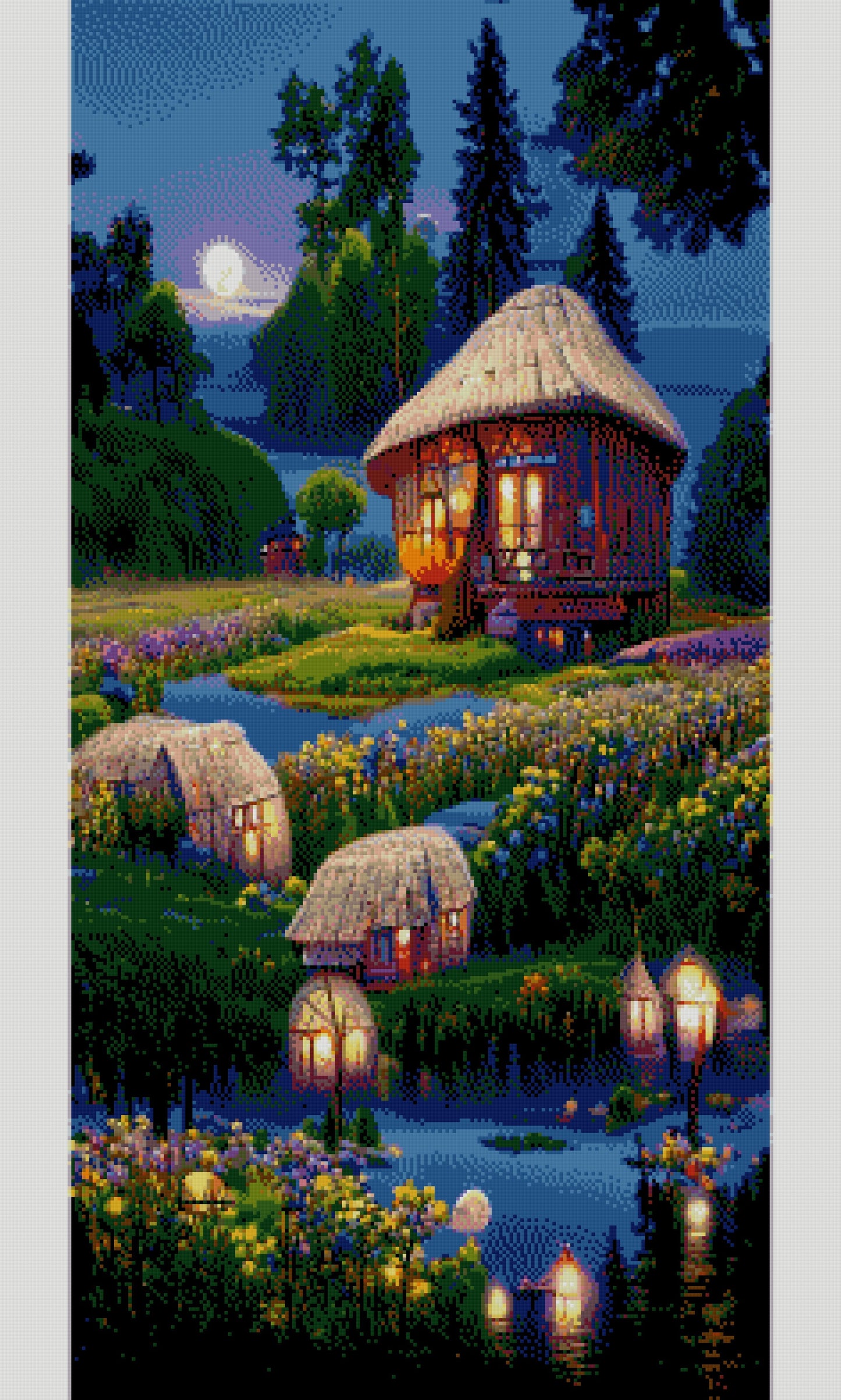 Full Round/Square Diamond Painting Kits | Scenery 40x70cm 50x80cm G