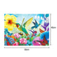 Paint By Number Oil Painting Birds Pollinating Flowers (40*50cm)