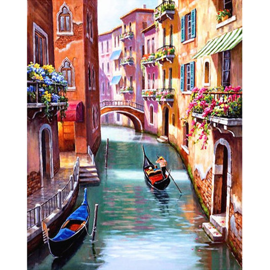 Landscape Full Round Square Diamond Painting Kits 50 x 70cm