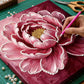 DIY Pearl Painting With Frame - Handmade Self-Adhesive Pearls - Flower (25*25cm) F