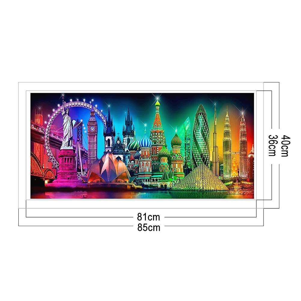 11CT Stamped Cross Stitch - Scenery  (40*85cm) B