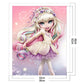 11CT Stamped Cross Stitch - Big Eyes Doll(36*46CM)
