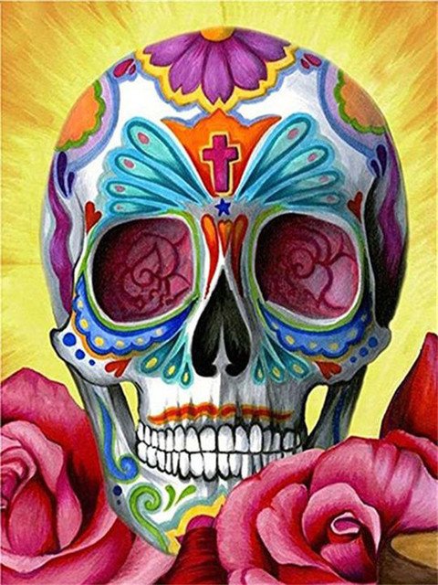 Diamond Paintings Art Full Drill Skull Head