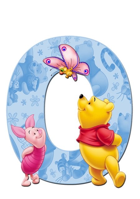 Square Beads Diamond Paintings Art Letter O Winnie The Pooh