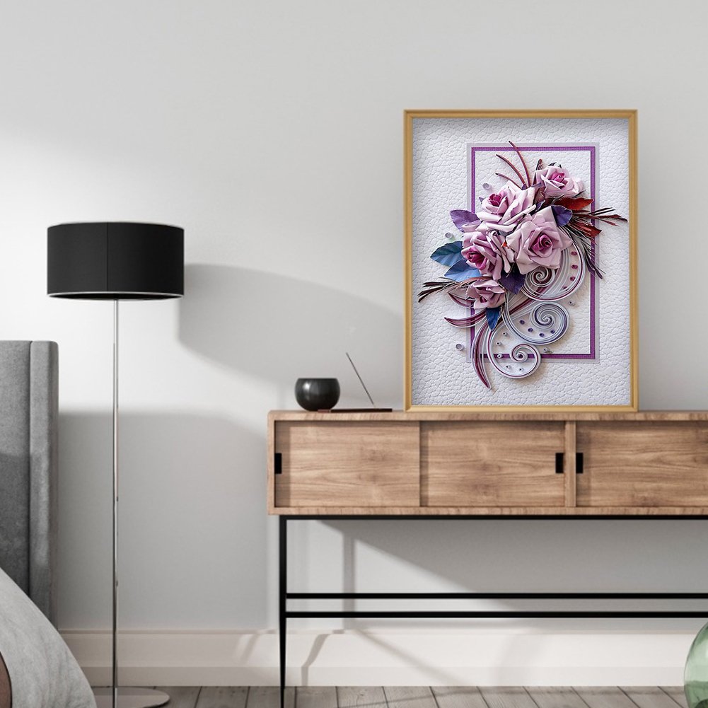 Diamond Painting - Full Round -Flower A