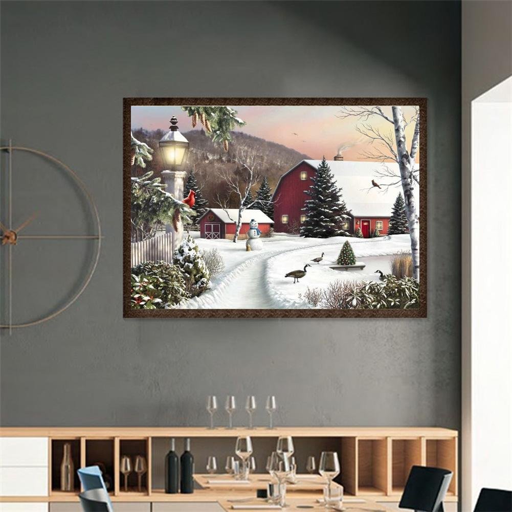 Diamond Painting - Full Round - Clear Sky Snow