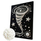 DIY Pearl Painting With Frame - Handmade Self-Adhesive Pearls - Swirl (30*40cm)