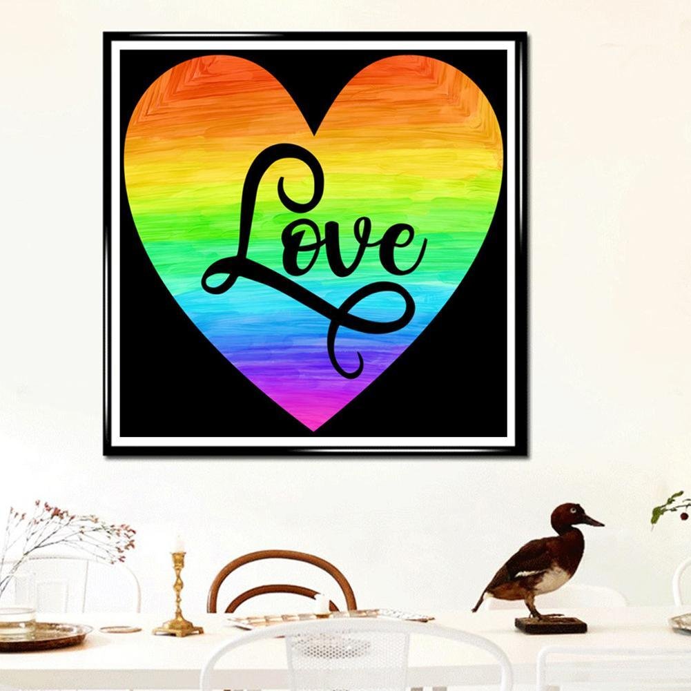 Diamond Painting - Full Round - LOVE Heart F