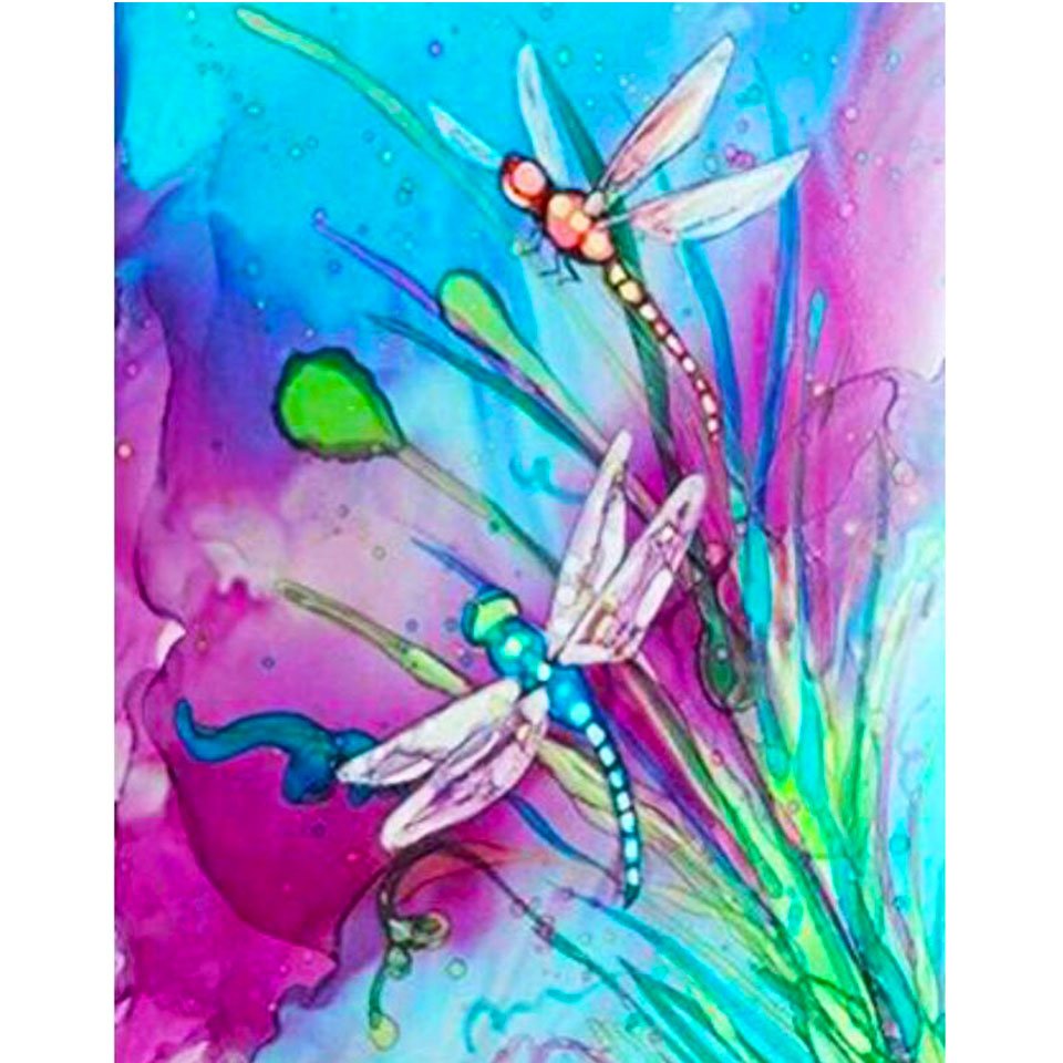 Diamond Paintings Art Full Drill Dragonfly