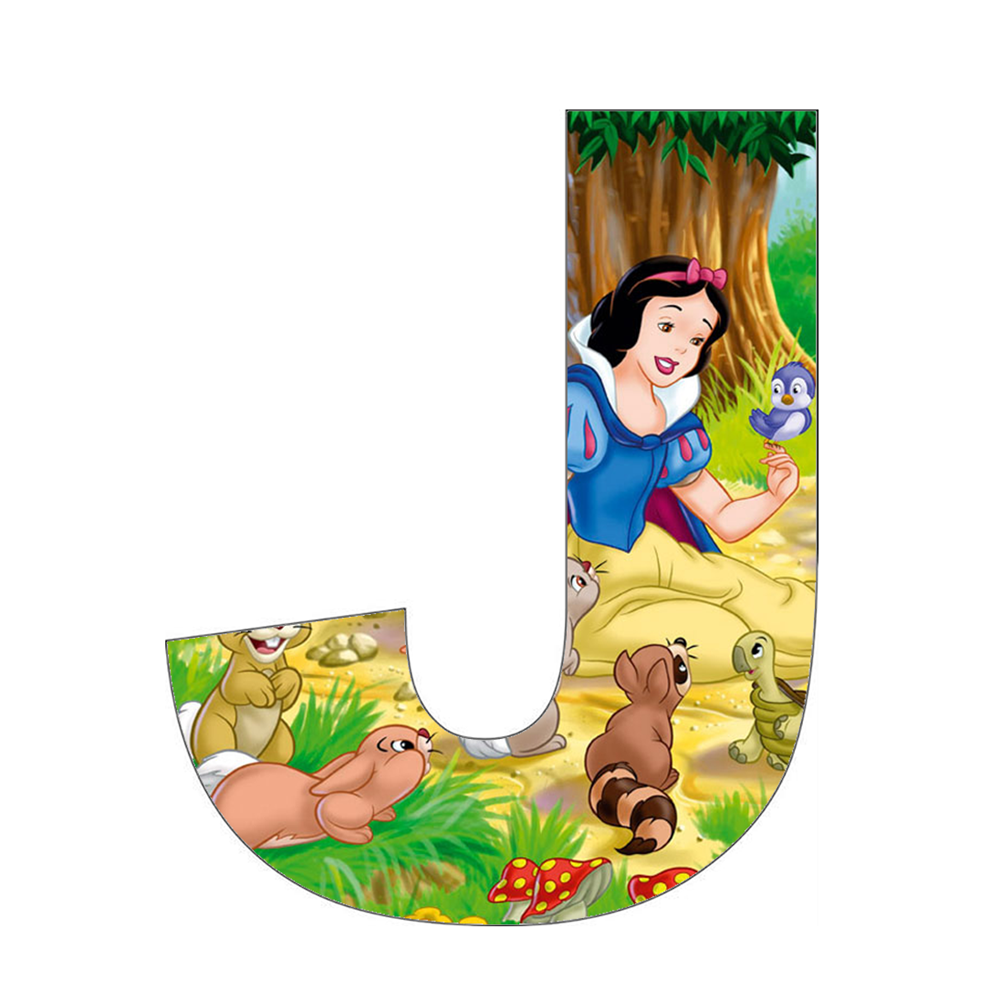 Diamond Paintings Art Full Drill Letter Snow White