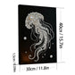 DIY Pearl Painting With Frame - Handmade Self-Adhesive Pearls - Jellyfish (30*40cm) B