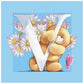 Diamond Painting - Full Round - Letter Bear