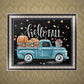 Diamond Painting - Full Round - Blue Car Blackboard