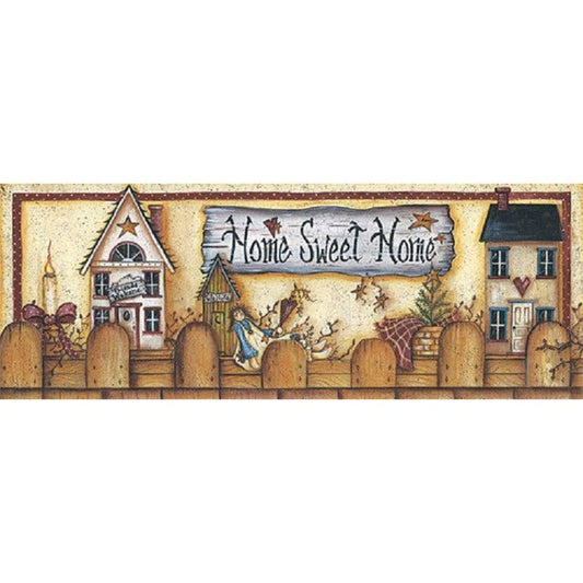 Sweet Home Full Round Square Diamond Painting Kits 30 x 90cm