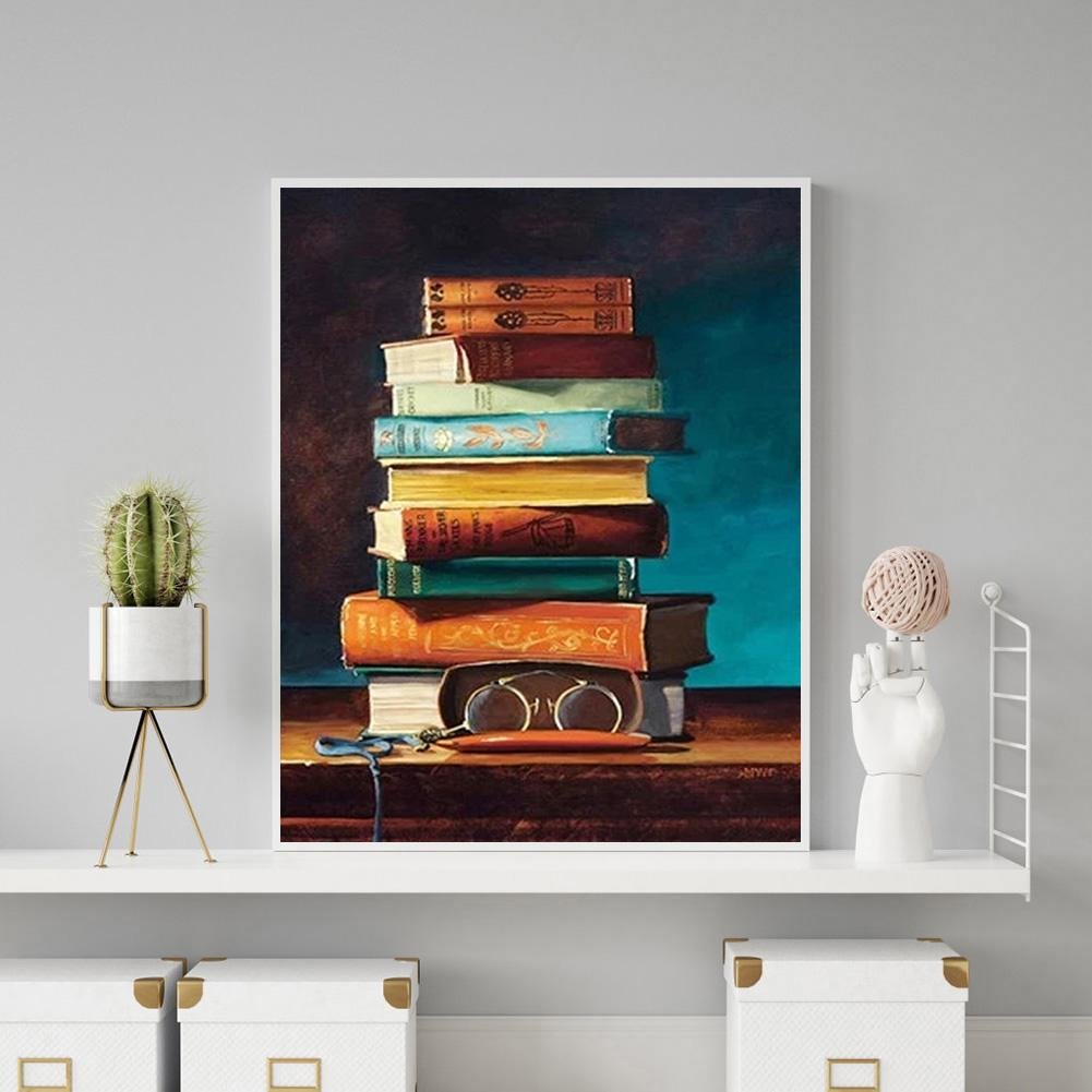 Diamond Painting - Full Round - Bookshelf