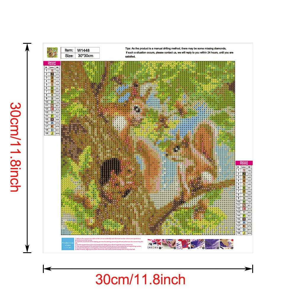 Diamond Painting - Full Round - Squirrels B