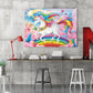 Diamond Painting - Full Round - Pink Unicorn