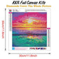 Diamond Painting - Full Round - Sunset Sea A
