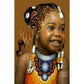 5D Diy Diamond Painting Kit Full Round Beads Bright Little Girl
