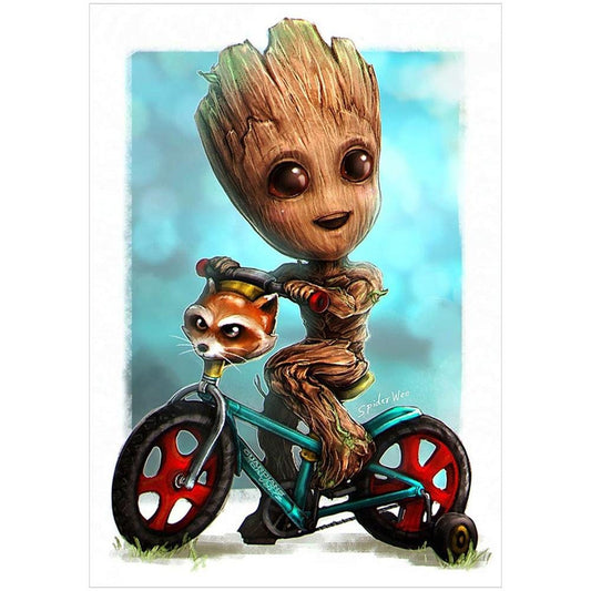 5D Diy Diamond Painting Kit Full Round Beads Groot
