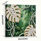 DIY Pearl Painting With Frame - Handmade Self-Adhesive Pearls - Monstera Leaves (25*25cm)