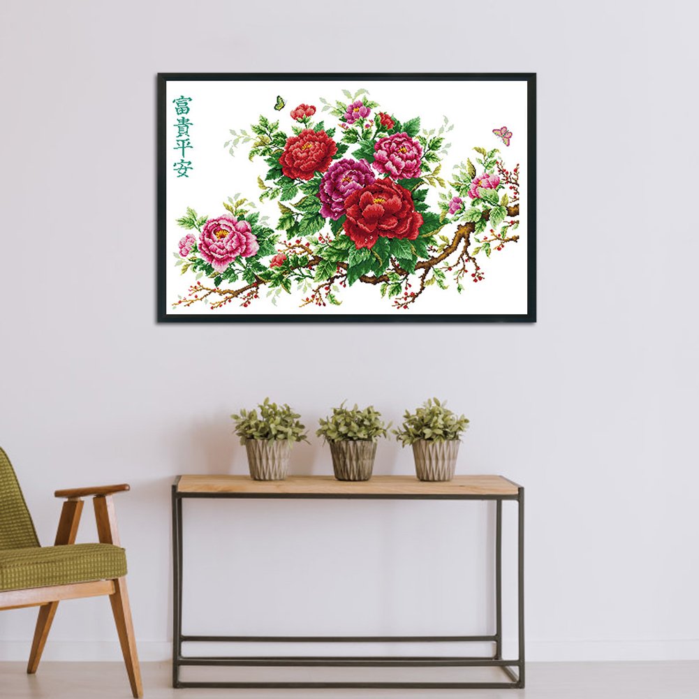 11ct Stamped Cross Stitch - Wealth And Peace(103*69cm)