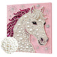 DIY Pearl Painting With Frame - Handmade Self-Adhesive Pearls - Horse (30*30cm) E