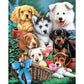 5D Diy Diamond Painting Kit Full Round Beads Dogs