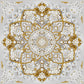 DIY Pearl Painting With Frame - Handmade Self-Adhesive Pearls - Mandala (25*25cm) C