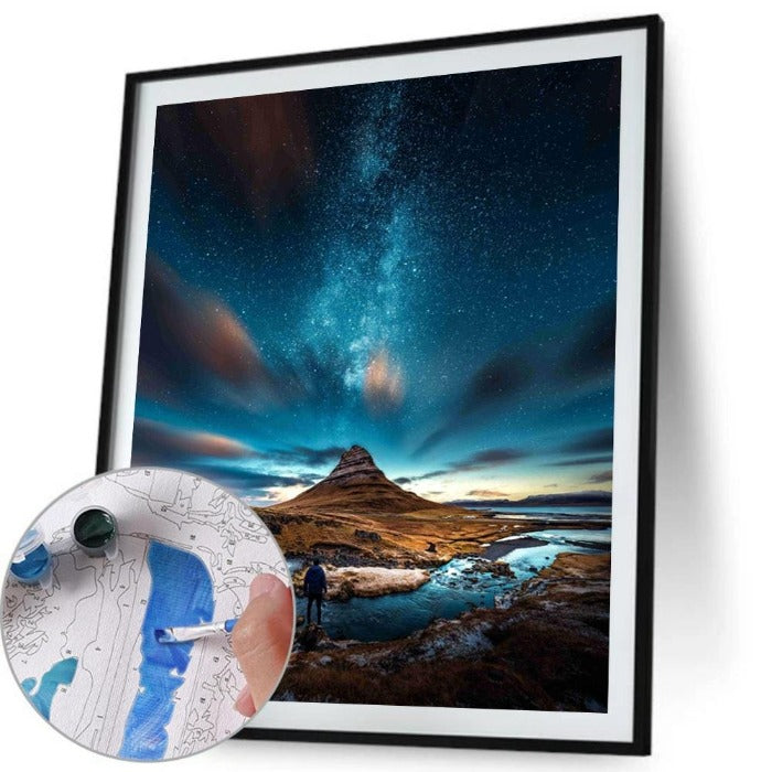 Natural Scenery Hand Painted Canvas Oil Art Picture Craft