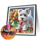 Diamond Painting - Full Round / Square - White Dog
