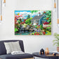 Diamond Painting - Full Round - Quiet Yard A
