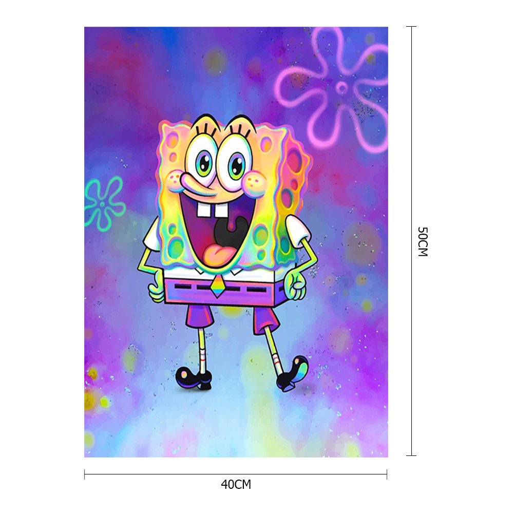 Paint By Number - Oil Painting - SpongeBob (40*50cm)