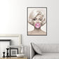 Diamond Painting - Full Round - Blow Bubble Woman