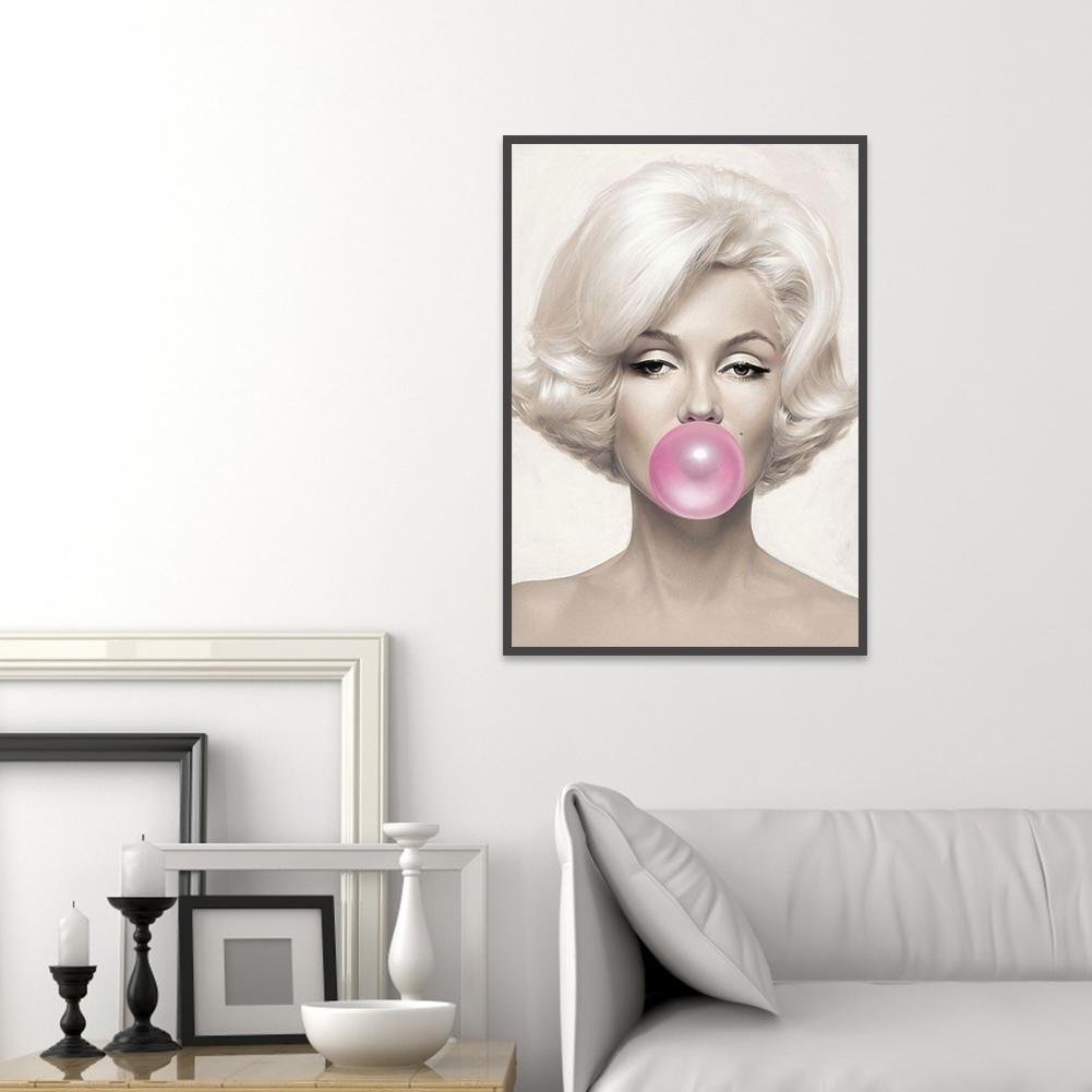 Diamond Painting - Full Round - Blow Bubble Woman