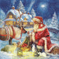 Diamond Painting - Full Round - Santa Claus & Elk