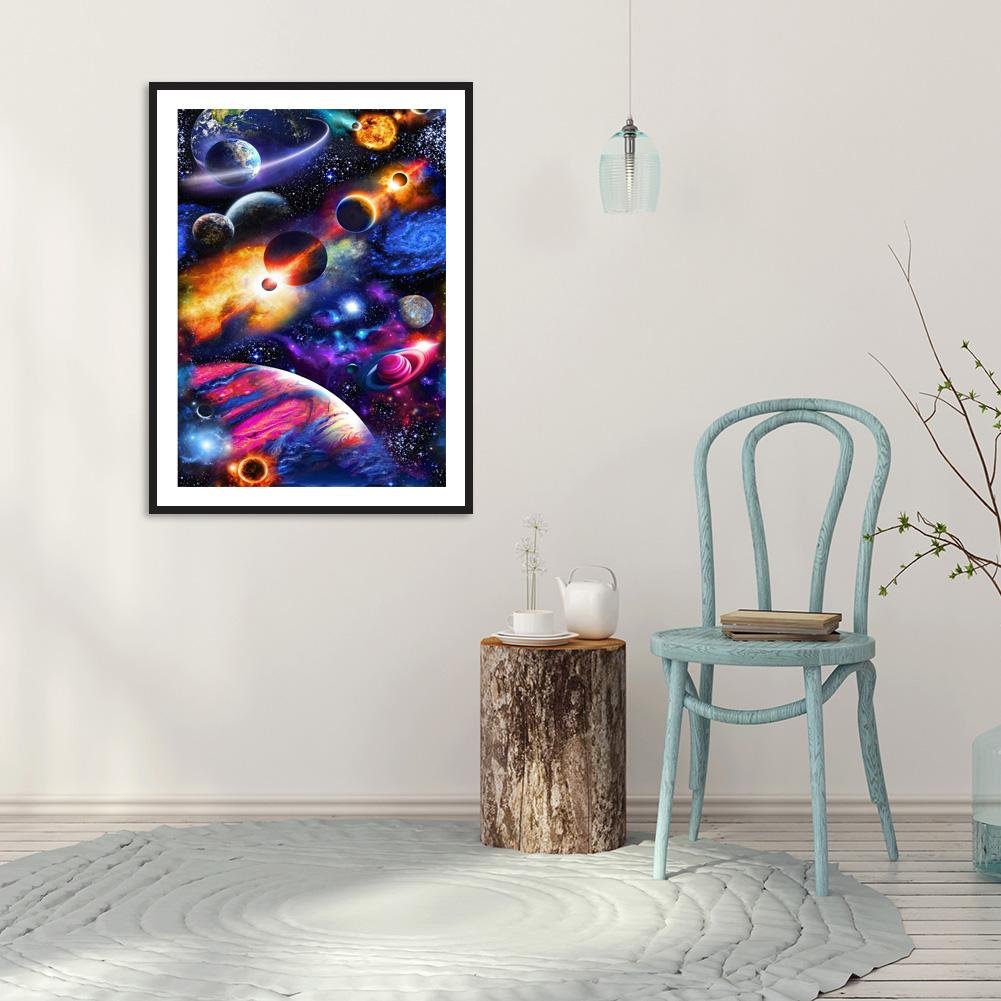 Diamond Painting - Full Round - Colorful Universe B