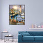 Diamond Painting - Full Round - Litter Boy Fishing Seaside
