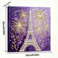 DIY Pearl Painting With Frame - Handmade Self-Adhesive Pearls - Eiffel Tower (25*25cm)