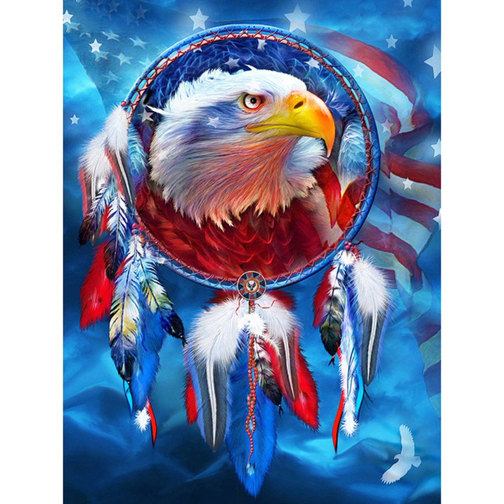 Diamond Paintings Art Full Drill US Flag Eagle